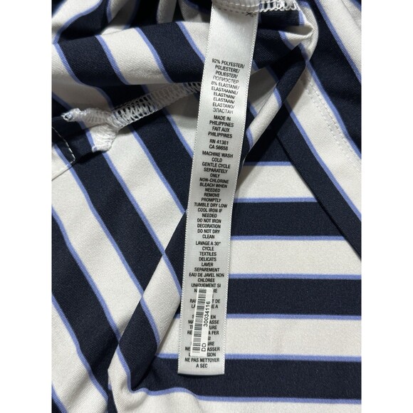 Baltimore Miami Coral Gables RLX Ralph Lauren Golf Polo Shirt Size Medium Stripe - Picture 8 of 10